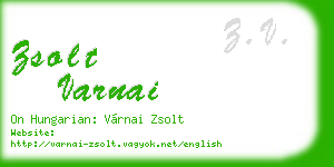 zsolt varnai business card